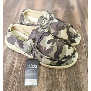 Hey Dude Wally Camo Mens Shoes Size 11 Camouflage Slip On Loafers 110067003